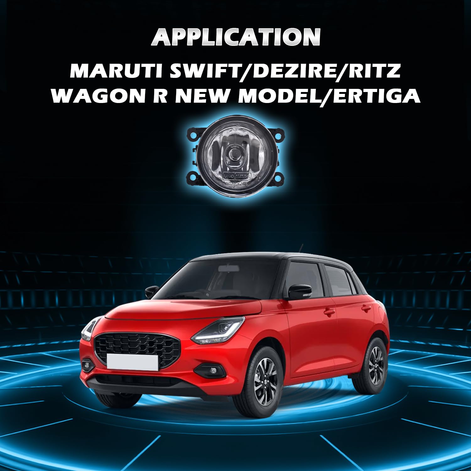 FOG LIGHT- FOR MARUTI SWIFT/DEZIRE/RITZ/WAGON R NEW MODEL/ERTIGA